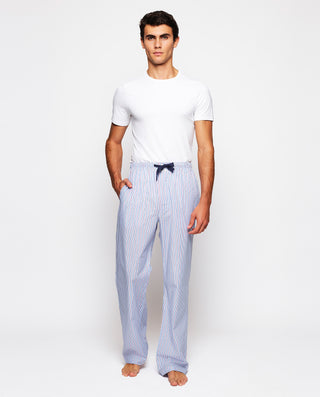 Red & white stiped long pajama pants