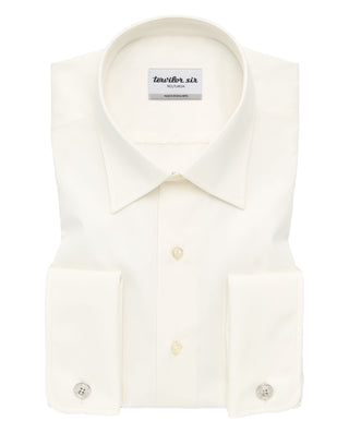 Camisa crema Tervilor Sir largo extra puño doble