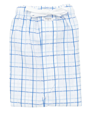 Pantalón de pijama largo blanco cuadros by MIRTO