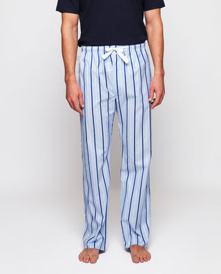 Pantalón de pijama largo azul de rayas by MIRTO