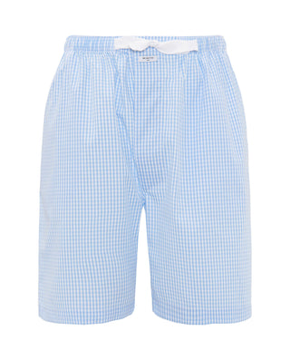 Gingham plaid short pajama pants