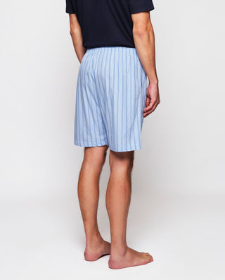 Pantalón de pijama corto rayas tonos azules by MIR