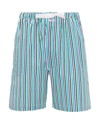 Pantalón de pijama corto rayas tonos verdes by MIR