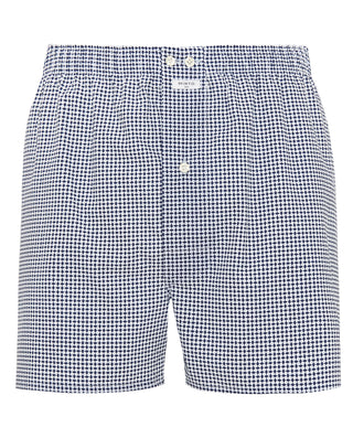 Bóxer microestampado azul marino y blanco by MIRTO