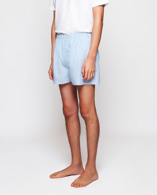 Bóxer fil coupé rayas azul y blanco by MIRTO