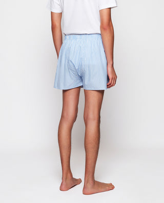 Bóxer fil coupé rayas azul y blanco by MIRTO