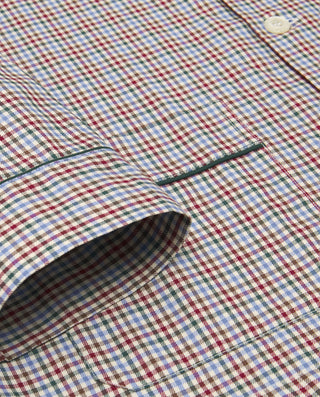 Multicolor plaid long cotton Villela pajama