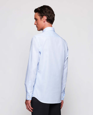 Camisa cuadros semi-entallada travelshirt azul