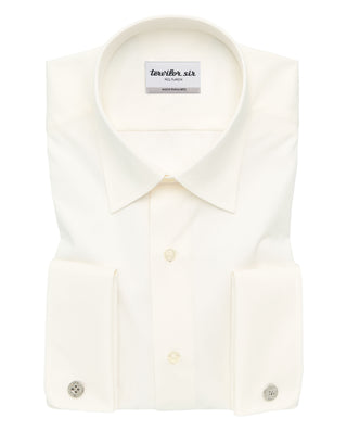 Camisa tervilor sir puño doble crema