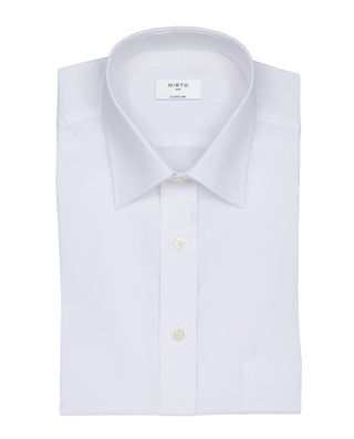 Camisa blanca manga corta de vestir by MIRTO