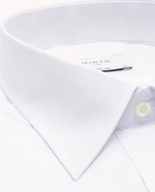 Camisa blanca manga corta de vestir by MIRTO