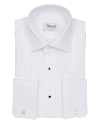 Camisa esmoquin delantero plisado classic fit