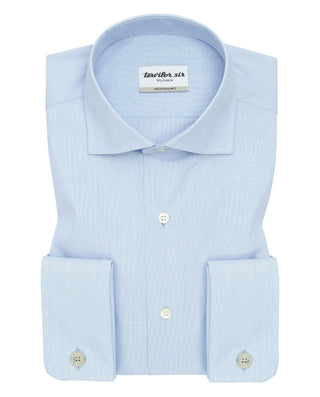 Camisa tervilor sir fil a fil azul