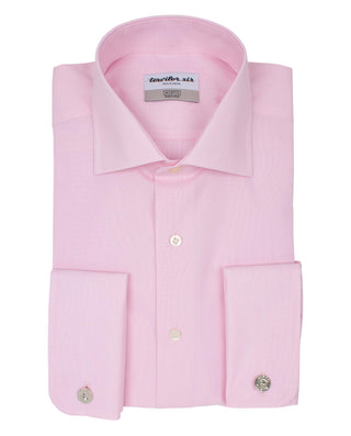 Camisa tervilor sir fil a fil rosa