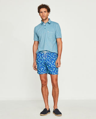 Flower print bermuda swim shorts by MIRTO | 01267_0051_3