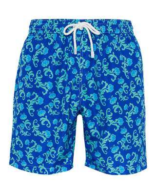 Flower print bermuda swim shorts by MIRTO | 01267_0051_4