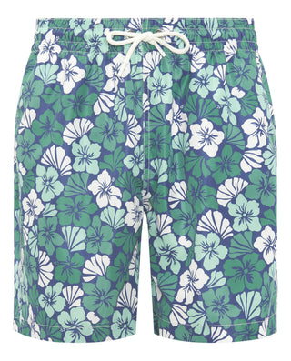 Bañador estampado floral tonos verdes by MIRTO