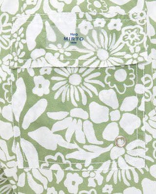 Bañador bermuda estampado floral by MIRTO