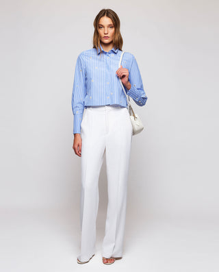 Pantalón de traje blanco by MIRTO