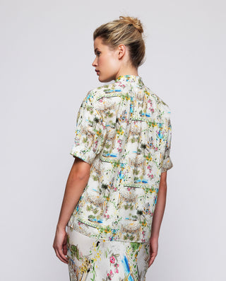 Camisa estampado figurativo manga corta by MIRTO