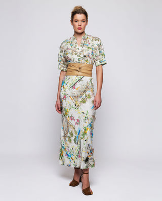 Camisa estampado figurativo manga corta by MIRTO