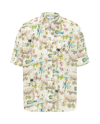 Camisa estampado figurativo manga corta by MIRTO