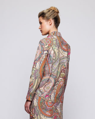 Camisa estampado paisley de algodón by MIRTO