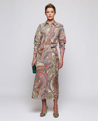 Camisa estampado paisley de algodón by MIRTO
