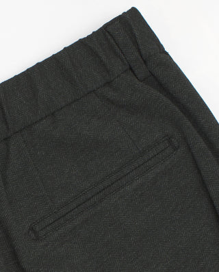 Big&Tall gray custom fit knit jogger trousers