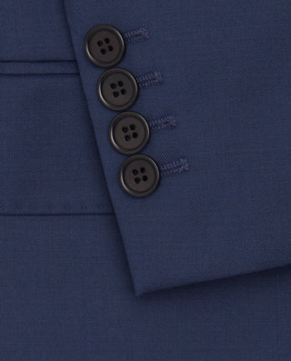 Traje "travel suit" lana super 100's azul tinta