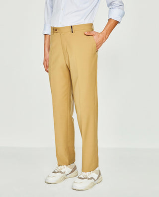 PANTALON VESTIR REGULAR FIT SIN PLIEGUES by MIRTO