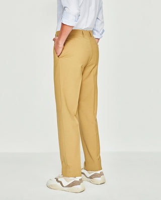 PANTALON VESTIR REGULAR FIT SIN PLIEGUES by MIRTO