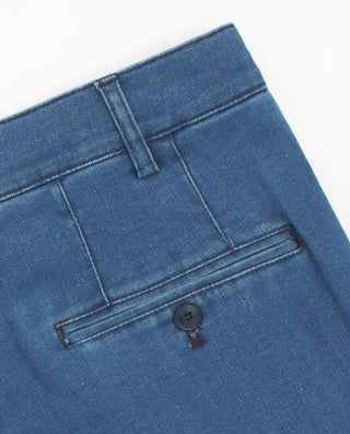 Pantalón regular fit denim azul claro