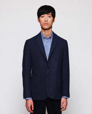 Chaqueta mezcla Lana azul marino