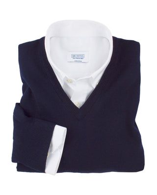 Jersey de punto con cuello pico TTGG by MIRTO