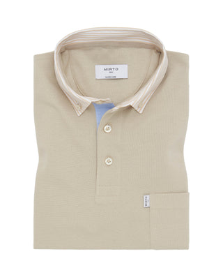 Polo detalles en tejido camisero by MIRTO | 03605_0051_1