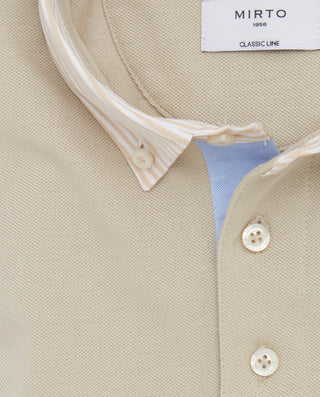 Polo detalles en tejido camisero by MIRTO | 03605_0051_5