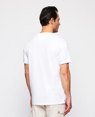 Camiseta blanca cuello redondo de algodón by MIRTO