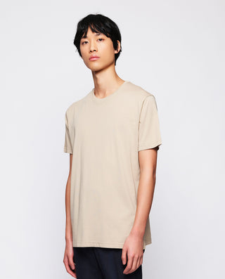 Camiseta beige cuello redondo de algodón by MIRTO