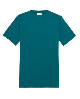 Camiseta verde cuello redondo de algodón by MIRTO