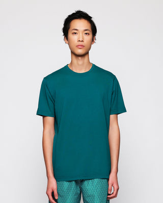 Camiseta verde cuello redondo de algodón by MIRTO
