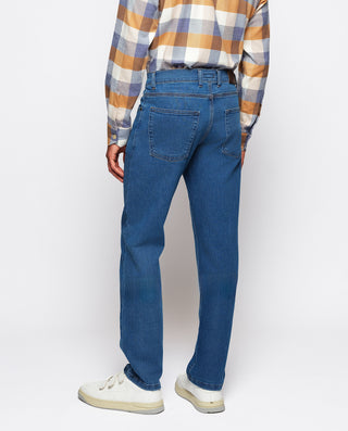 Pantalon denim 5 bolsillos regular by MIRTO