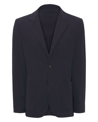 Chaqueta tejido técnico azul marino by MIRTO
