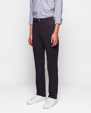 Pantalón 5 bolsillos azul marino de micropana by M