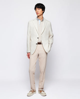 Chaqueta crudo efecto rústico de algodón y by MIRT