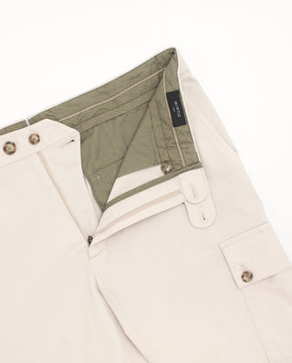 Pantalón cargo crudo algodón stretch by MIRTO