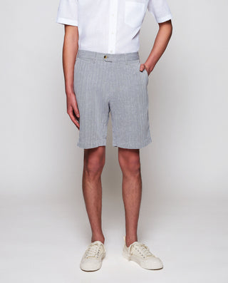 Bermuda espiga azul marino