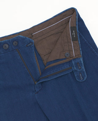 Pantalón hombre chino custom denim espiga by MIRTO