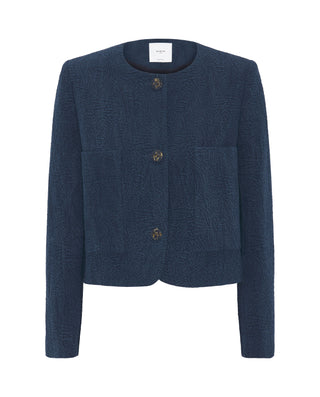 Chaqueta corta de jacquard denim by MIRTO