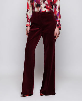 Pantalón burdeos terciopelo algodón by MIRTO | 04177_0050_1